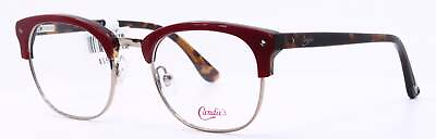 #ad Candie#x27;s CA0140 066 Red Womens Clubmaster Womens Full Rim Eyeglasses 48 20 135