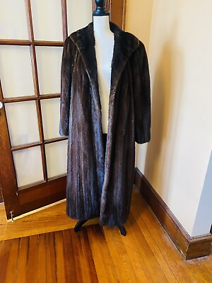 #ad Gorgeous Ranch Mink coat great skins and fullness.