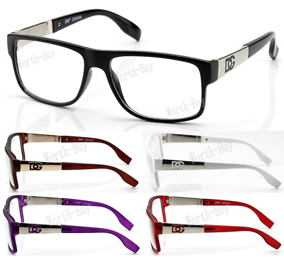 New WB Men Women Clear Lens Eye Glasses Designer Frame Optical RX Fashion Square $11.99