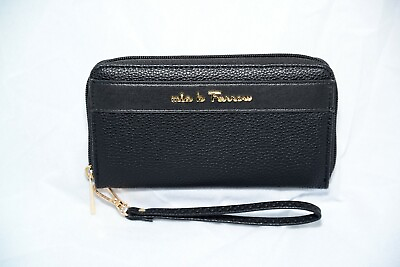 #ad Mia K. Farrow Collection Women#x27;s Black Wristlet Purse Wallet