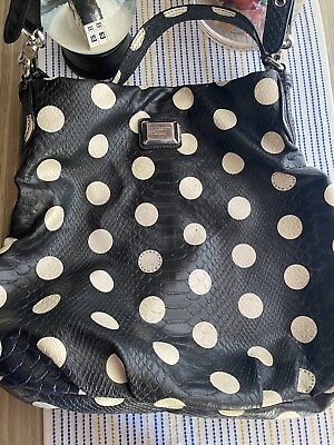 marc by marc jacobs black bag with beige balls