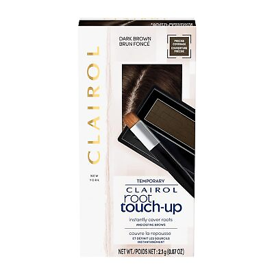 #ad Clairol Root Touch Up Temporary Concealing Powder Dark Brown Hair Color Pack