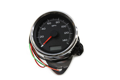 #ad 80mm Mini Electronic Speedometer fits Harley Davidson