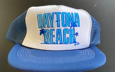 #ad #ad Vintage Daytona Beach Mesh Snapback Hat