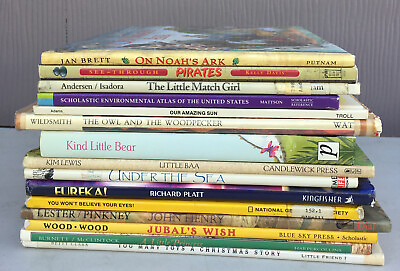 #ad Lot Of 15 Childrens Book Hardcovers School Teacher Classroom Homeschool Readers