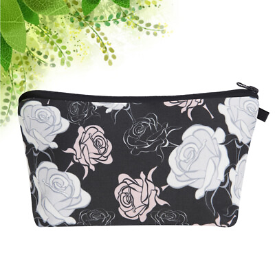#ad Small Travel Toiletry Bag Makeup Bags Traveling Printing Cosmetic for