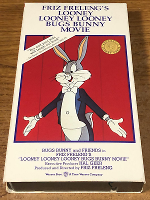 #ad Friz Freleng#x27;s Looney Looney Looney Bugs Bunny Movie VHS VCR Video Tape Used