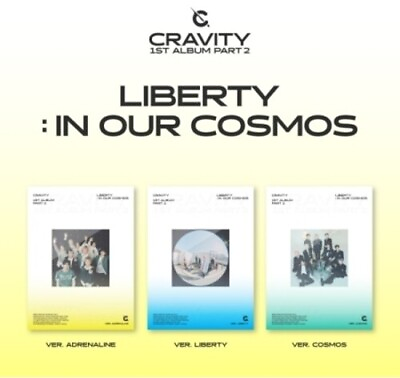 #ad Cravity Liberty: In Our Cosmos incl. 124pg Photobook 24pg Lyric Book Photoc