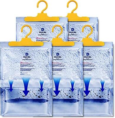 #ad Dry amp; Dry 5 Pack 14 OZ Premium Moisture Absorbers Dehumidifiers for Home