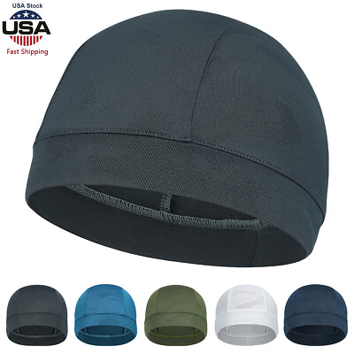 #ad Summer Cooling Skull Cap Breathable Sweat Wicking for Outdoor Motorcycle Cycling
