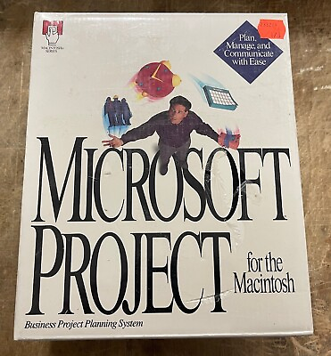 #ad Vintage Microsoft Project for the Macintosh NEW SHRINKWRAPPED