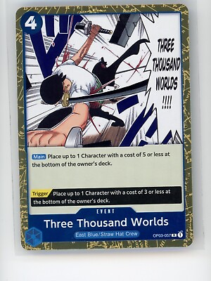 #ad One Piece Three Thousand Worlds Rare OP03 057 Pillars Of Strength English
