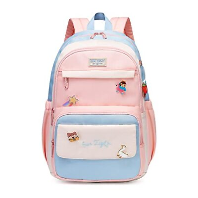 #ad Girls BackpackCute Decoration Teens Backpack For 1 pink Blue