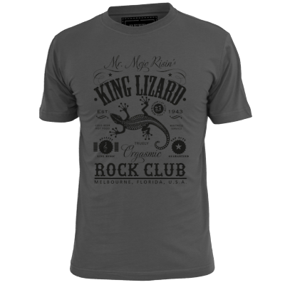 #ad Mens Mojo Risin King Lizard Jim Morrison The Doors Rock T Shirt