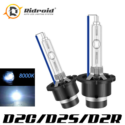 #ad PAIR 8000K D2S D2R D2C HID Xenon Bulbs Factory Headlight HID Replacement Blue