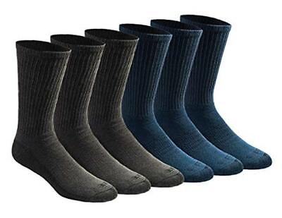 #ad Dickies Men#x27;s Dri tech Moisture Control Crew Socks Assorted Sizes Colors