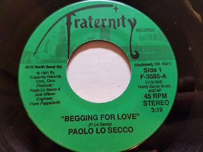 #ad PAOLO LO SECCO Begging for Love You Break My Heart RARE 1991 AOR SYNTH ROCK