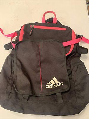 #ad Adidas bat amp; helmet backpack baseball Softball black pink