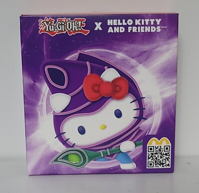 #ad McDonalds Happy Meal Toy Yu Gi Oh Hello Kitty as Dark Magician Girl
