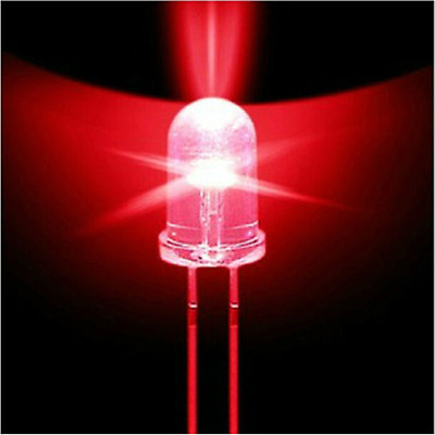 #ad 100PCS 5mm Red Round High Power Super Bright Water Clear LED Leds Lamp Bulb