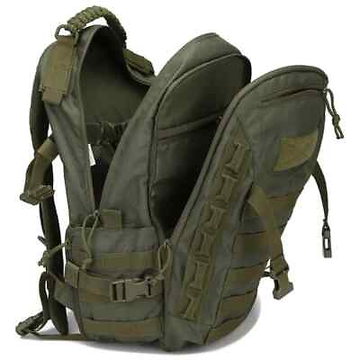 #ad Man Tactical Backpack Outdoor Camping Hunting Trekking Sport Bag Army Rucksack
