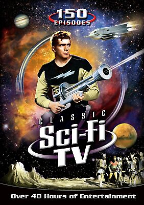 #ad Classic Sci Fi TV 150 Episodes: Flash Gordon Clutch Cargo One Step B DVD