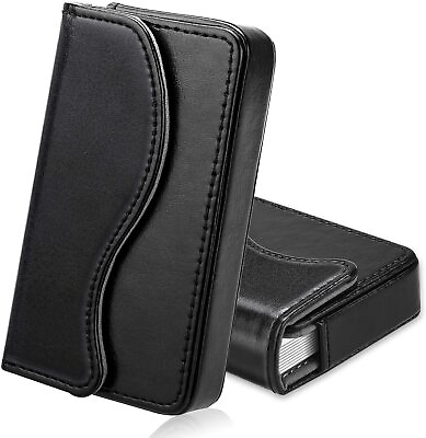 #ad Business Card Holder Credit Card Wallet PU Leather Universal Card Case Organizer