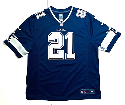 #ad Nike Ezekiel Elliott #21 Dallas Cowboys Men#x27;s 2XL NFL On Field Jersey
