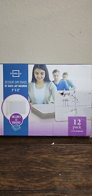 #ad 12 Pack Dry Erase Classroom Whiteboards for Students Double Sided 12 x 9 In XY