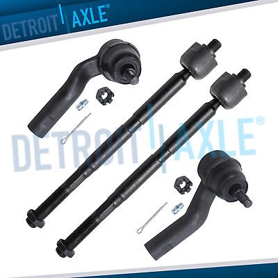 #ad Front Inner Outer Tie Rods Kit 2013 2014 2015 2016 2017 Ford C Max Focus Escape