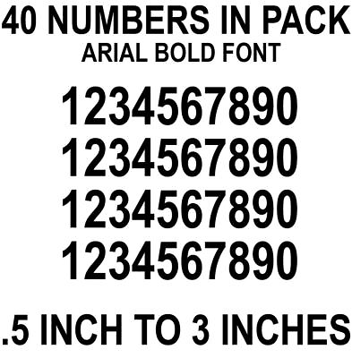 #ad Mailbox Address Locker Numbers Decal Vinyl Sticker Window Door Wall Sign Decals