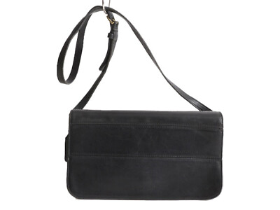 #ad Old Coach Genuine Leather 2Way Bag Vintage Shoulder Clutch Handbag Crossbody