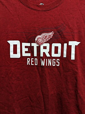 #ad Nice Detroit Red Wings Men#x27;s Size XL Official Licensed NHL Product Hockey Z40