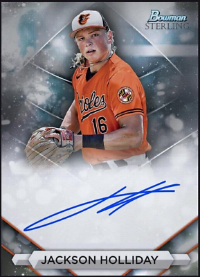 #ad 2023 Topps Bowman Sterling Signature Rookie JACKSON HOLLIDAY RC Digital Card