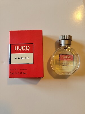 #ad Hugo Woman Eau de Toilette Mini .17 Splash * New * Vintage * RARE