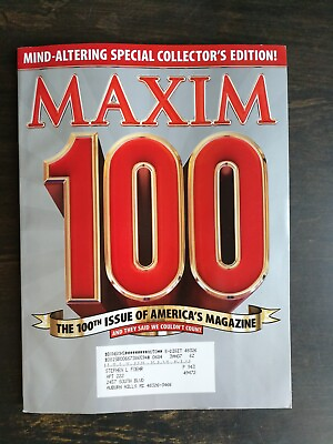 #ad Maxim Magazine April 2006 Special Collector#x27;s Edition 623