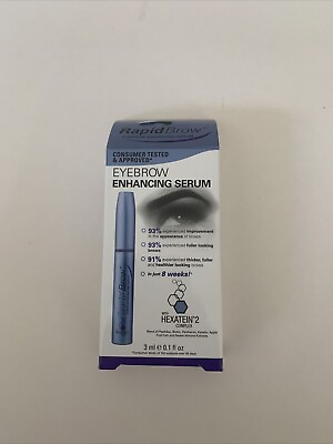 #ad RapidBrow Eyebrow Enhancing Serum 3mL 0.1 oz Exp: 10 2026 New in Box