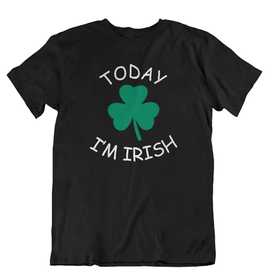 #ad Today I#x27;m Irish T Shirt St Patrick#x27;s Day Vintage Shamrock Drinking Team Parade