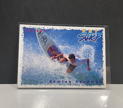 #ad FUTERA 1994 HOT SURF 1 Damien Hardman Surfing Trading Card Vintage