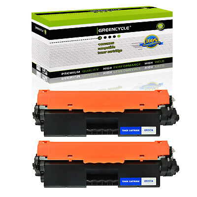 #ad 2PCs Compatible Toner Cartridges for HP CF217A 17A LaserJet Pro M102a MFP M130a