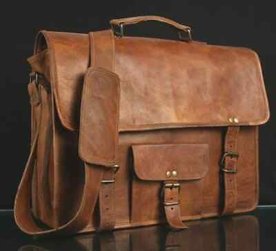 #ad Bag Leather messenger bag laptop bag computer case shoulder bag for men amp; women