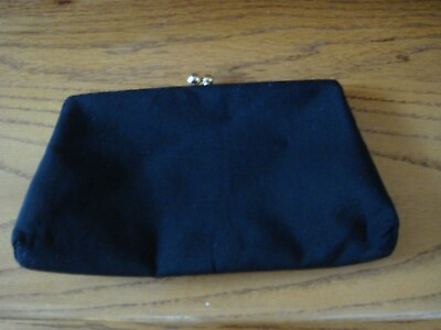 #ad Women#x27;s HL Evening Special Occasion Black Purse Clutch Handbag 10quot; x 5.5quot;