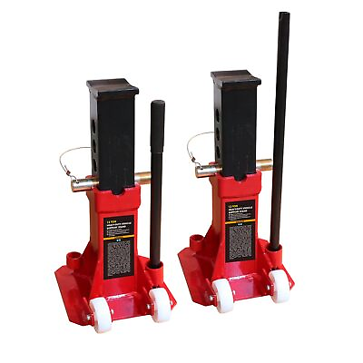 #ad Torin 12 Ton 24000 lb Capacity Heavy Duty Jack Stands Pin Style Jack Stand Red