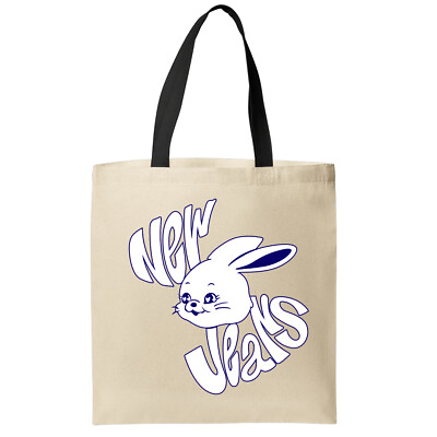 #ad KPLUSPOP NewJeans Bunny K POP Logo Graphic Tote Shoulder Bag
