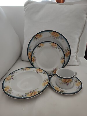 #ad 30 Piece Christopher Stuart Tranquility Fine China Set for 6