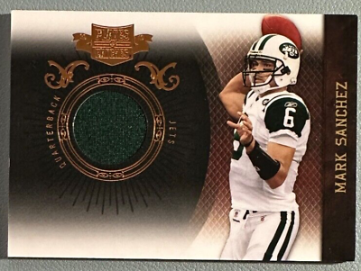 #ad 2010 Panini Plates amp; Patches Game Worn Jersey Infinity #67 MARK SANCHEZ 18 20