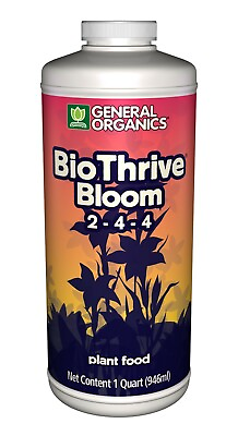 #ad General Hydroponics General Organics BioThrive Bloom Quart