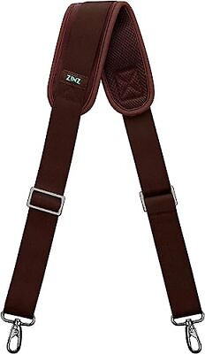 #ad Bag Shoulder Strap Padded Adjustable Shoulder Strap Replacement 57 inch Brown