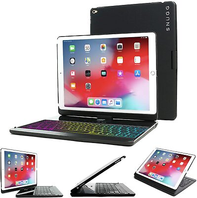 #ad Snugg Wireless Backlit Bluetooth Keyboard Case Cover for Apple Ipad Air Pro 10.5