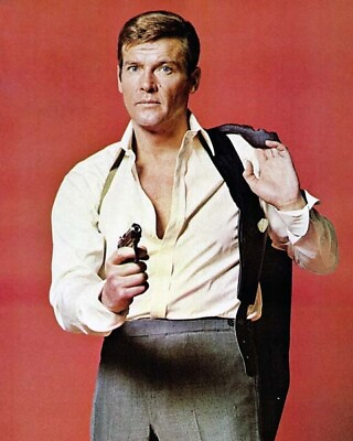 Roger Moore as James Bond gun holster over shoulder Live amp; Let Die 4x6 photo $5.99